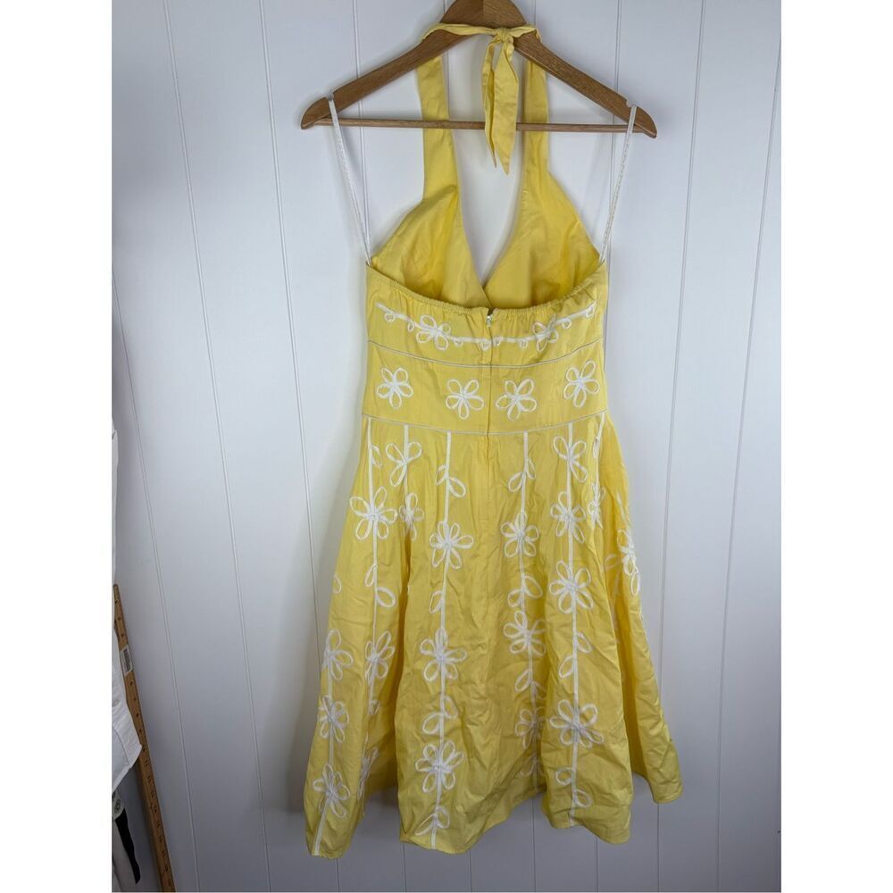 Lilly Pulitzer Willa Halter Embroidered Sunny Dress Vintage Size 6 - Picture 10 of 11